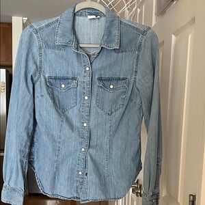 GAP Light Blue Denim Shirt